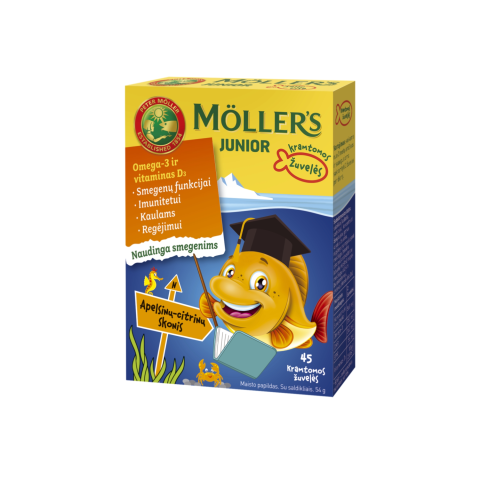 M.papild.su sald.MOLLER'S JUNIOR OMEGA-3, 54g