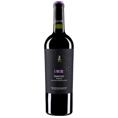 Raudonas sausas vynas PRIMITIVO PUGLIA, 0,75l