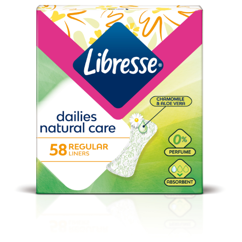 Higien.įklotai LIBRESSE NORMAL NATURAL,58vnt.