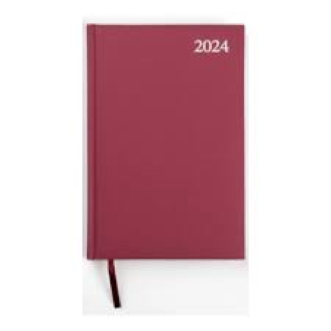 Plānotājs STANDARD 2024, PVC, A5, bordo