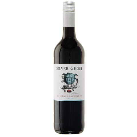 Raud.saus.vynas SILVER GHOST CAB.SAUV., 0,75l