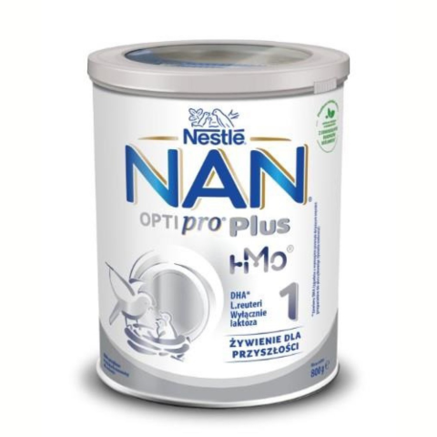 Prad. mait. pien. miš. NAN OPTIPRO Pl1, 800 g