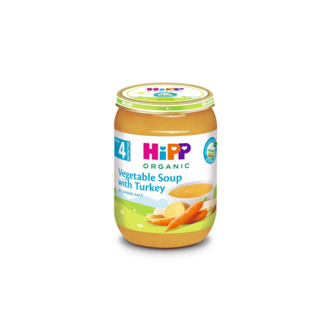 Ekol. daržovių sriuba su kalakut. HIPP, 190 g