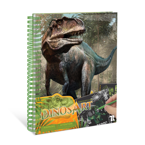 Loovusraamat kritseldused Dinos Art