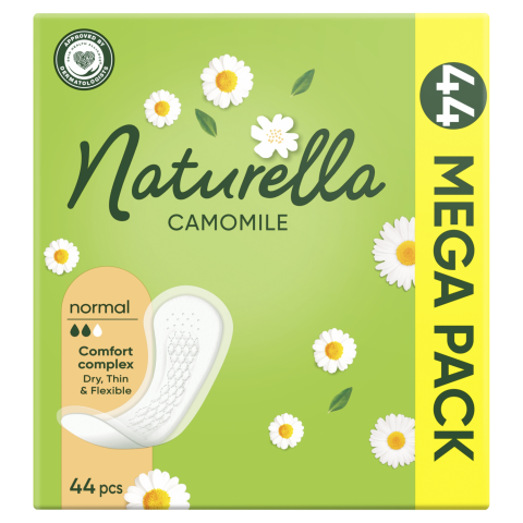 Hig. įklotai NATURELLA CAMOMILE NORM., 44 vnt