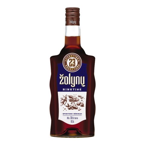 Spiritinis gėrimas ŽOLYNŲ RINKTINĖ, 35%, 0,5l