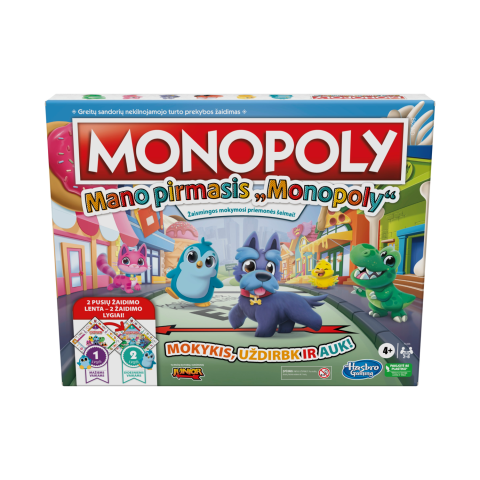 Stalo žaid. MANO PIRM. MONOPOLY,F4436LT