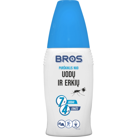 Purškiklis nuo uodų ir erkių BROS, 100ml