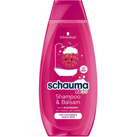 Vaik.pl. šampūnas SCHAUMA RASPBERRY, 400 ml