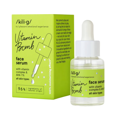 Veido serumas KILIG VITAMIN BOMB, 30 ml