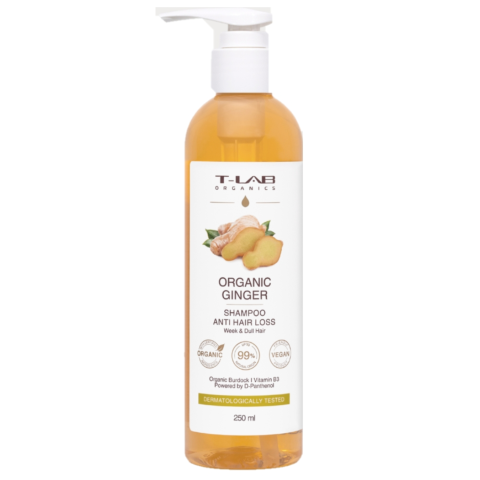 Šamp. nuo plaukų slink. T-LAB ORGANICS, 250ml