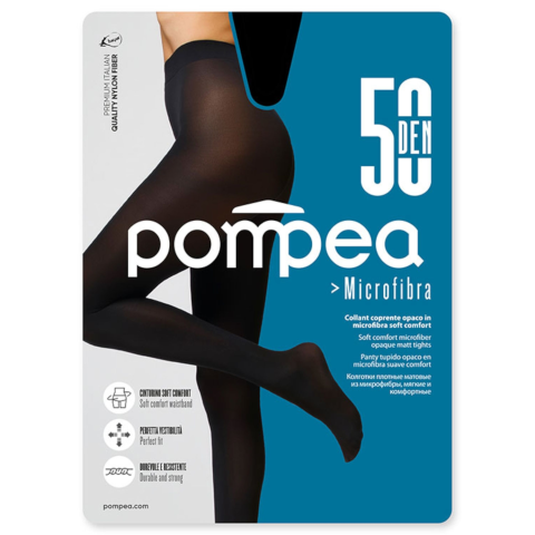 Naiste sukkpüksid Pompea Microfibra 50 nero 4