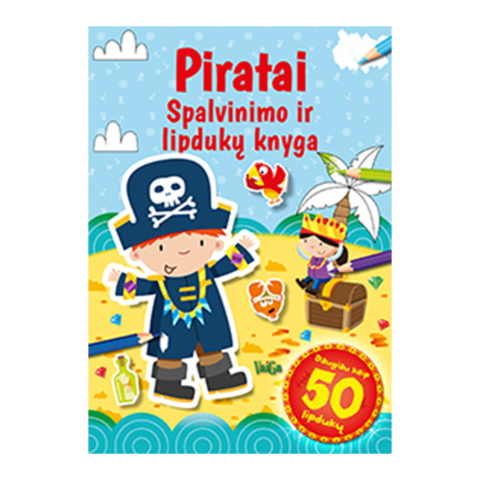 Knyga PIRATAI. SPALVIN. IR LIPDUKŲ KNYGA