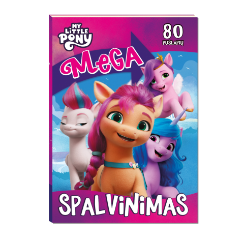 Spalv. kn. MY LITTLE PONY. MEGA SPALVIN.