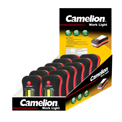 Lempa CAMELION, 2in1 3W COB LED