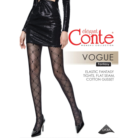 Pėdkelnės Conte Vogue Nero 4 30d