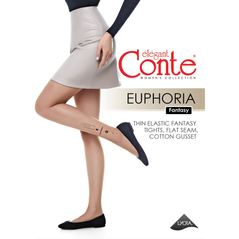 Pėdkelnės Conte Euphoria Nero 2 20d