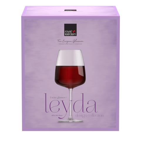 Vyno taurės RL LEYDA, 600 ml, 4 vnt