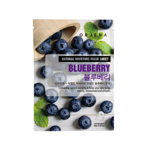 Lakštinė veido kaukė ORJENA BLUEBERRY, 23 g