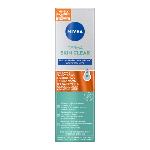 Naktinis šveitiklis NIVEA DERMA CLEAR, 40 ml