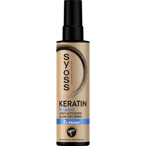 Pl.aps.nuo karščio SYOSS KERATIN VOLUME,200ml