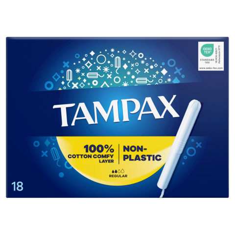 Tamponai TAMPAX REGULAR, 18 vnt.