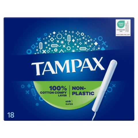 Tamponai TAMPAX SUPER, 18 vnt.