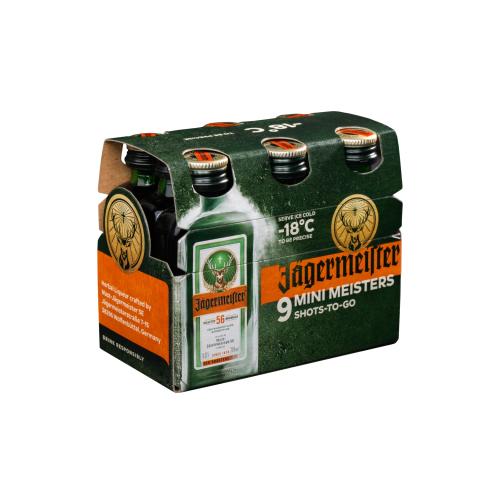 Likeris JAGERMEISTER, 35 %, 0,02 l x 9 vnt