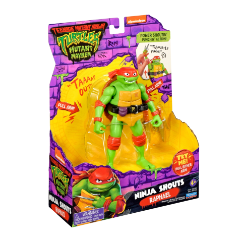 Figuur TMNT Ninja Shouts Raphael, 83354