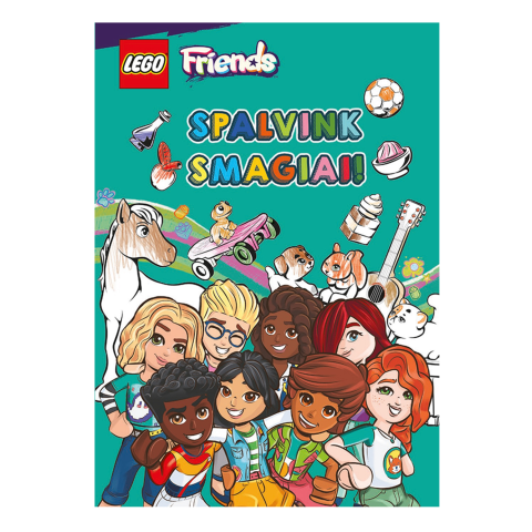 Knyga LEGO. FRIENDS. SPALVINK SMAGIAI!