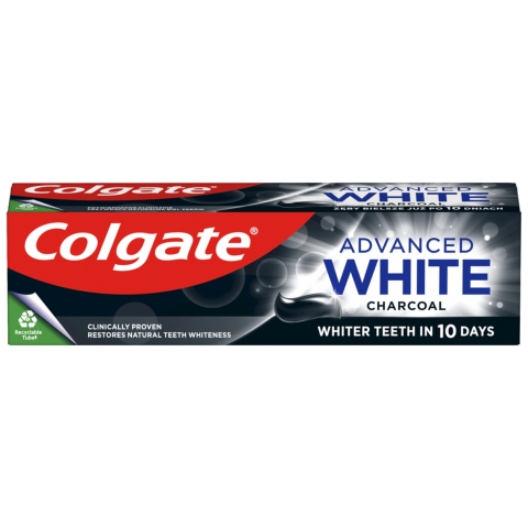 Dantų pasta COLGATE ADVANCED W. CHAR. 75 ml