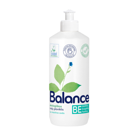 Indų ploviklis BALANCE su soda, 450 ml