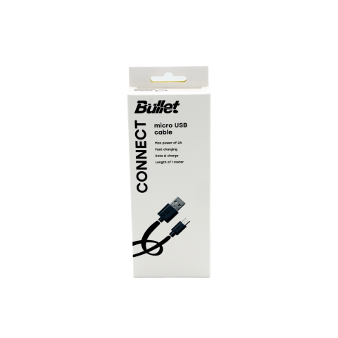 Laidas BULLET, MICRO USB - USB, 1 m