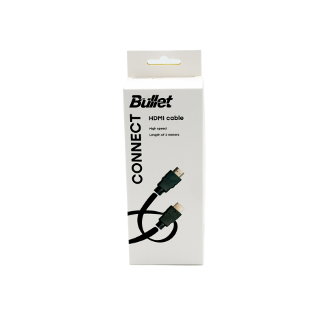 Laidas BULLET, HDMI - HDMI, 3 m
