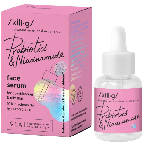 Veido serum. su niacin. KILIG PROBIO, 30 ml