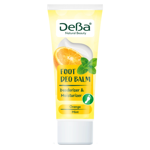 Pėdų balzamas DEBA MINT&ORANGE, 75 ml