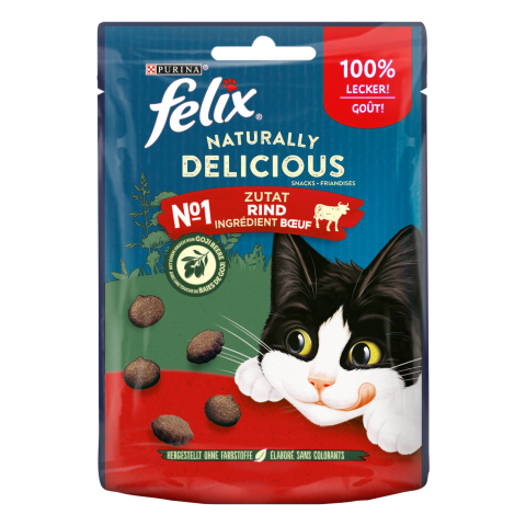 Kačių užk. FELIX DELICIOUS su jautiena, 50 g