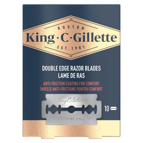 Skuvekļu asmeņi King C Gillette 10 gab.