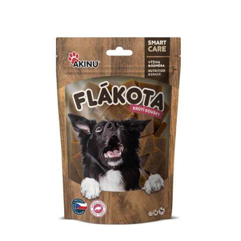 Tītara gabaliņi suņiem Flakota 100g