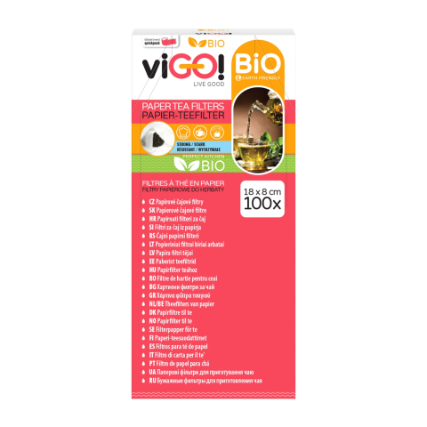 Tējas filtri Vigo L izmērs 100 gab.