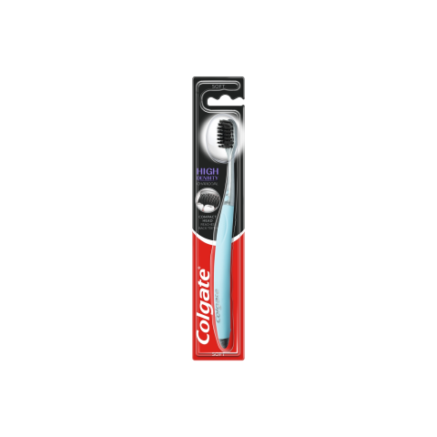 Dantų šepetėlis COLGATE CHARCOAL SOFT, 1 vnt.