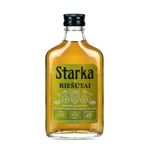 Spir. gėr. VILNIAUS STARKA RIEŠ. 40 %, 0,2 l