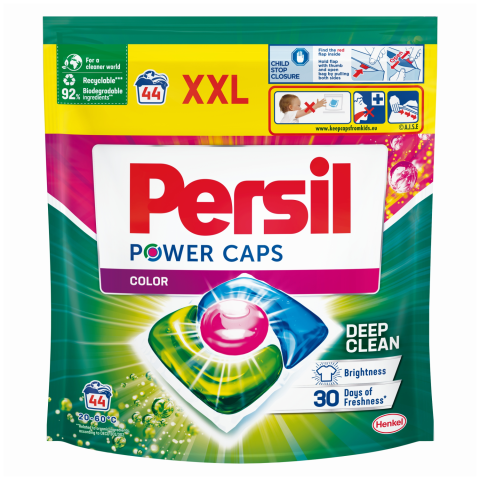 Skalb. kaps. PERSIL POWER CAPS COLOR, 44 sk.