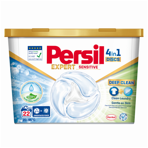 Skalb. kaps. PERSIL DISCS SENSITIVE, 22 sk.