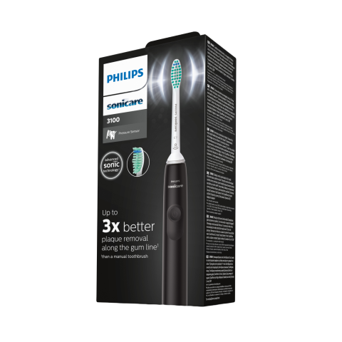 El. zobu bir. Philips Son.3100HX3671/14 melna