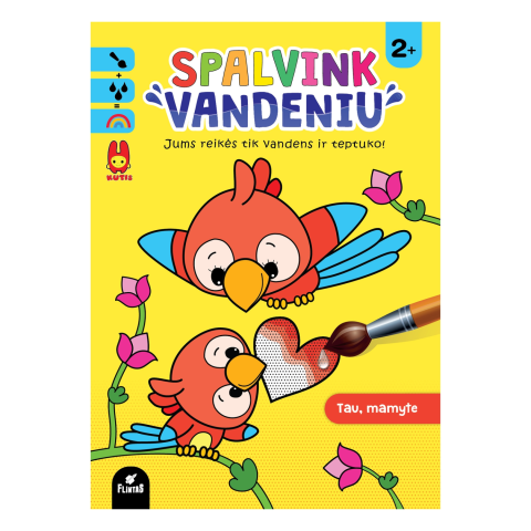 Spalvinimo knyga SPALVINU VANDENIU. KUTIS