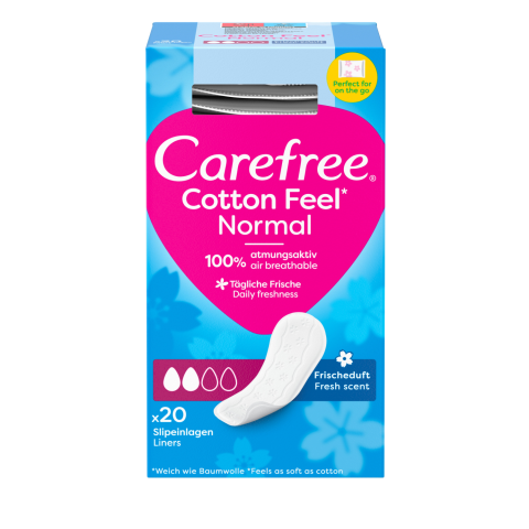 Hig. įklotai CAREFREE NORMAL FRESH, 20 vnt.