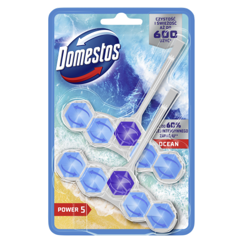 WC-värskendaja Domestos P5 Ocean 2x50g