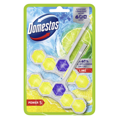 WC-värskendaja Domestos P5 Lime 2x50g