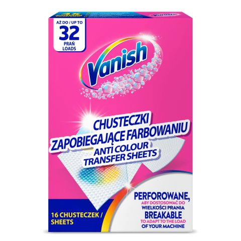 Serv. apsaug. spalv. VANISH COL.PROT., 16 vnt